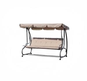 <span class=keywords><strong>Hamac</strong></span> de jardin moderne en acier à 3 places, cocoon, patio extérieur, imperméable, chaise suspendue de jardin avec auvent réglable - Product Image 2
