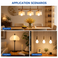Ampoule LED A19 certifiée 7W 120V Culot E26 Dimmable Verre Blanc Laiteux 750lm IRC90+ 3000K Remplace 60W