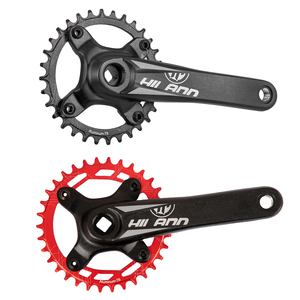JOYSUN 104 BCD 32/34/36T, juego de <span class=keywords><strong>bielas</strong></span> de bicicleta de montaña de aleación de aluminio, cono cuadrado/hueco integrado <span class=keywords><strong>MTB</strong></span> Bike 170mm - Product Image 1