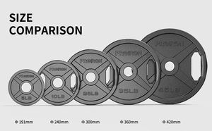 Proiron 5 10 25 35 45lb משקל עמיד 2 אינץ 'ברזל יצוק משקל סט 240lb משקל סט עבור חדר כושר - Product Image 3
