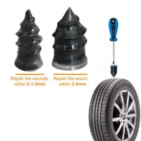Kit de réparation de pneus sans chambre à air à prix d'usine : outils, patchs, vis et clous en caoutchouc pour roues de moto, voiture et vélo