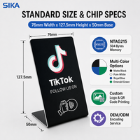 Support de commentaires Google SIKA : Optimisez les avis clients avec la fonction Tap & Scan QR, compatible iPhone et Android. Personnalisez la carte de commentaires TikTok.