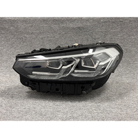 Phares avant adaptatifs LED pour BMW X3 X4 G01 G02 2022 2023, demi-ensemble de pièces automobiles sans modules 5A29213