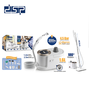 <span class=keywords><strong>Nettoyeur</strong></span> <span class=keywords><strong>vapeur</strong></span> DSP 2000W 9 en 1, haute pression 4,5 bars avec tête de serpillière rotative à 180° pour sols, cuisine et fenêtres à la maison - Product Image 2