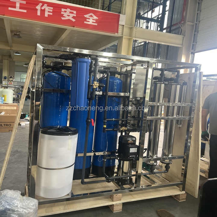Small Water Refilling Station 500lph Reverse Osmosis System Treatment ...