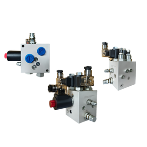 Bloc de soupapes à cartouche fileté hydraulique en acier pour pièces d'ascenseur de marchandises - Product Image 1