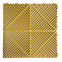 Usine directe haute résistance à la traction moderne en plastique Garage carreaux de sol anti-dérapant modulaire PP tapis de sol grille de vidange pour voiture