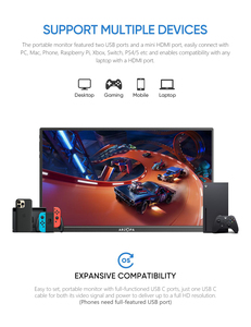 Arzopa A1S <strong>14.0</strong> Inch 1920*1080 1080P Portable Extension Dual Screen Laptop Monitor Screen <strong>Display</strong> for Laptop Portable Monitor - Product Image 6