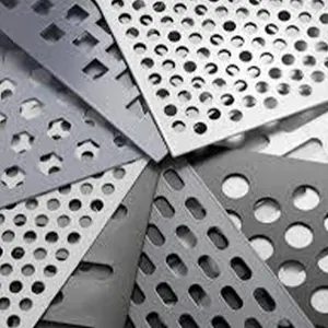 सस्ते उद्योग पंच प्लेट सर्कल स्टेनलेस स्टील छिद्रित धातु शीट जाल बाड़ लगाने के लिए पैनल