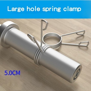 Fitness poids libres argent OPP B colliers pinces à ressort <span class=keywords><strong>barre</strong></span> <span class=keywords><strong>de</strong></span> poids Standard verrouillage haltère Clips poids d'haltérophilie - Product Image 4