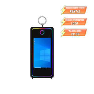 Cabina de fotos de espejo de cuerpo completo Foto de espejo de gran tamaño con pantalla táctil con cámara e impresora - Product Image 1