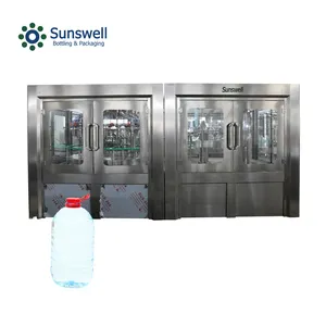 3000BPH Automatic 5L/10L Big PET Bottle Pure/Drinking Water Filling/Bottling/Packing Machine