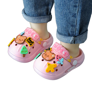 Sandales d'été d'intérieur à semelle souple antidérapantes pour garçons et filles, motif <span class=keywords><strong>dessin</strong></span> <span class=keywords><strong>animé</strong></span> mignon, chaussons de plage confortables pour enfants - Product Image 6