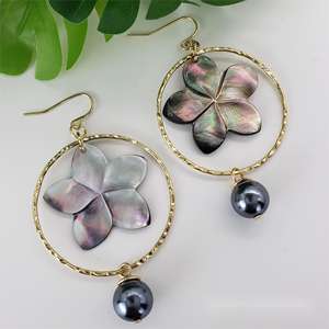 أقراط طبيعية للبيع بالجملة ، أقراط منحوتة على شكل السلاحف ، مجوهرات على طراز جزيرة ، أقراط شاطئ البوهو للنساء - Product Image 4