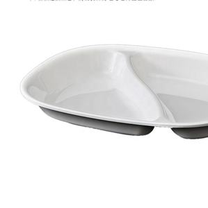 Vaisselle de restaurant servant 2 sections <span class=keywords><strong>compartiment</strong></span> divisé plaque de mélamine contrôle de l'alimentation plaques de portion de mélamine - Product Image 4