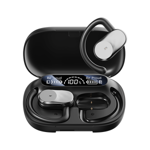 Audífonos Inalámbricos M121 al por Mayor con Logotipo Personalizado, Auriculares Deportivos TWS Bluetooth 6.0 con Gancho Abierto, ENC, Resistentes al Agua, Estuche de Carga, OEM - Product Image 1