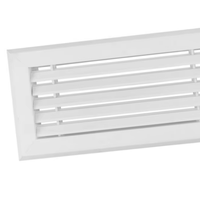 Le fabricant fournit une grille de ventilation carrée en PVC pour climatisation, style retour à 30 degrés, réglable et durable