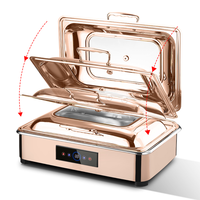 Airuisi Ensemble chauffe-plats électrique en acier inoxydable avec contrôle de la température pour restauration et restaurant
