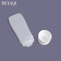 Nettoyant visage, sérum pour le soin de la peau, emballage en tube souple, conteneur anti-fuite, bouteille carrée en PE de 100 ml, couleur personnalisée pour lotion cosmétique
