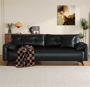 أزياء الطراز الحديث معنفدة شمع الجلد النفط مع الإسفنج داخل أريكة متعددة الألوان لشقة صغيرة غرفة المعيشة مكتب - Product Image 3