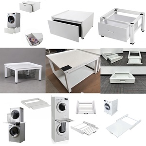 Gabinete de Almacenamiento Metálico Directo de Fábrica, Precio Económico, Base de Pedestal para Lavadora de Acero <span class=keywords><strong>con</strong></span> Cajones para Hogar, Hotel, Apartamento, Lavandería - Product Image 6