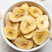 OEM Gehele Gedroogde Bananenchips 1kg Zoet Zonder Toevoegingen voor Thee Kantoor Buiten Ontbijt OEM Verpakking Gedroogd Fruit