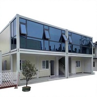 Maison préfabriquée modulaire en conteneur, cabine préfabriquée en acier empilable pour bureau, logement, hôtel, hébergement sur chantier