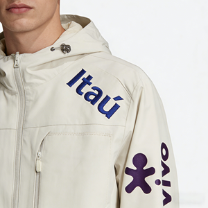 Chaqueta Cortavientos con Capucha Transpirable Multicolor para Exteriores de la Marca Itau, Traje Deportivo Rosa de Secado Rápido, Uniforme de Fútbol - Product Image 5