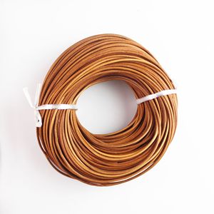 Cordon en cuir tressé double en cuir de vachette véritable pour bracelets, colliers, accessoires de bijoux et coques de téléphone portable - Product Image 4