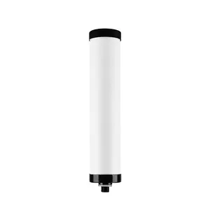 UDF Inline Water Filter Cartridge Activated Carbon Media for 50 GPD Household Water Filtration Manual Power Plastic Material