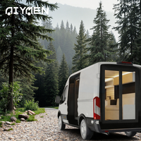 Kit de camping-car modulaire moderne Vanbox pour Mercedes Sprinter avec une charge utile de 700 kg, capacité de 2 personnes, design de maisonnette