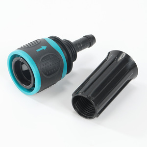 Connecteur de tuyau télescopique TPE, tuyau fileté à barbillon de 25mm, pour l'arrosage du jardin et le lavage de voiture, installation facile, en plastique - Product Image 2