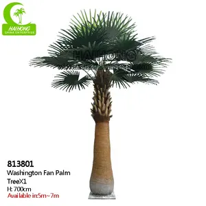 Craftsmanship lifelike Artificial Washington palm trees,artificial fan palm ,artificial coconut trees on sale