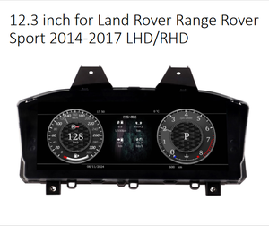 Écran LCD numérique de 12,3 pouces pour tableau de bord de Range Rover Sport 2014-2017 LHD/RHD, compatible CarPlay Huawei CarLife - XTRONS - Product Image 1