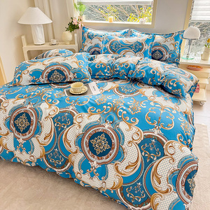 Al por mayor nueva funda de edredón floral para el hogar Primavera Verano estampado cepillado colcha individual ropa de cama estudiante dormitorio Europeo Americano - Product Image 6