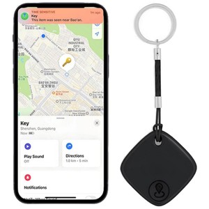 Traceur localisateur pendentif pour iOS Find My 4G, alarme anti-perte pour portefeuille et clés, compatible avec iPhone et <span class=keywords><strong>iPad</strong></span> - Product Image 2