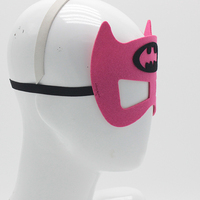 Masque pour les yeux en feutre en forme d'animal, fait main, pour fêtes, Pâques, Halloween, carnaval, déguisement - Grande Vente