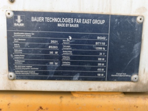 Foreuse rotative <span class=keywords><strong>Bauer</strong></span> BG42 d'occasion de 2021 - Product Image 4