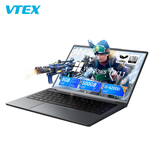 14.1" Big Core I5 6th Generation 1920 FHD IPS Screen Wholesaler Low Price Laptop SSD Office Business Computer Cheap Laptop I5