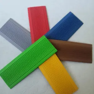 Suitable for hotel/restaurant PVC rubber stair step Edge protection strip slope anti-skid bar