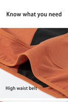 Ropa Interior Menstrual de Cintura Baja para Mujer, Talla Grande, para Recuperación de Cesárea, Posparto, con 4 Capas a Prueba de Fugas