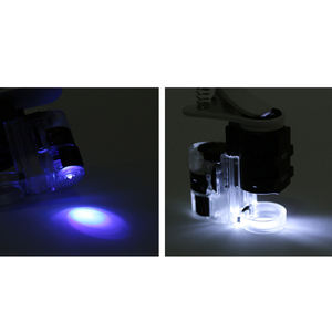 7X 12X 15X 19X 22X 27XUVランプ磁器アンティーク生地識別携帯電話クリップLED拡大鏡顕微鏡 - Product Image 6