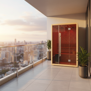Sala de sauna de vapor húmedo para 3 personas de madera maciza tradicional de venta directa a la venta del fabricante - Product Image 1