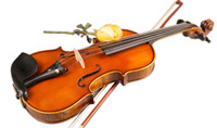Vente en gros de violons professionnels allemands faits à la main, pas chers, pour étudiants, tailles 4/4 et 3/4