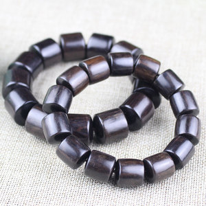 Pulsera de Cuentas de Ébano de 15 mm, Joyería Unisex para Uso Diario - Product Image 2