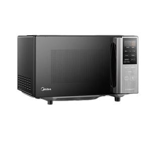 Four à micro-ondes Midea 20L à panneau plat, technologie Inverter, cuisson intelligente par capteur, acier inoxydable noir PC20M5W - Product Image 1