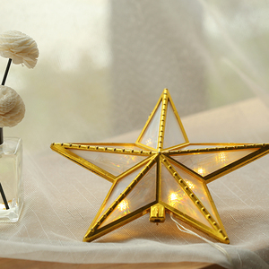 16L năm cánh sao vàng ấm dẫn ánh sáng ngoài trời 3D mô hình trang trí ánh sáng - Product Image 3