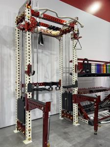 Çok fonksiyonlu demir ev spor makinesi Smith Lat çekme düşük sıra Fitness ekipmanları Squat çerçevesi kablolar kol göğüs egzersiz 170lbs ağırlık - Product Image 5