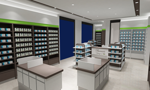 Conception de chaussures de pharmacie classique du fournisseur professionnel de meubles commerciaux - Product Image 2