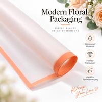 Fournitures pour fleuristes, papier d'emballage résistant à l'eau, minimaliste, pour bouquets floraux, papier d'emballage pour mariage, anniversaire, cadeau, bricolage